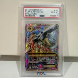 PSA 10 M Blastoise ex #102 XY Evolutions 2016 Pokemon GEM MINT - Image 1