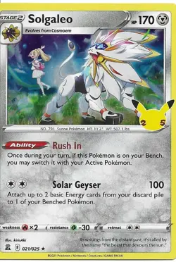 Pokemon Celebrations 25th Anniversary Singles - Pick 'em Complete Your Set - Image 1