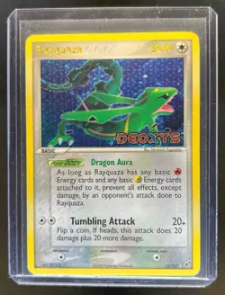 2005 Pokemon EX Deoxys Rayquaza Holo Rare #22/107 - Image 1