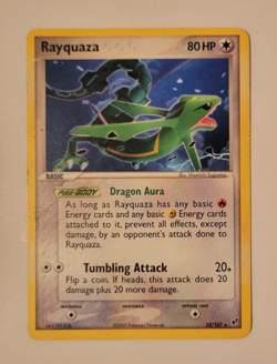 Rayquaza 22/107 EX Deoxys 2005 Non Holo Rare Pokemon Card MP Sugiyama - Image 1