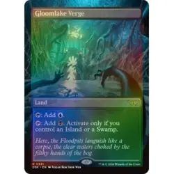 FOIL GLOOMLAKE VERGE (BORDERLESS) Duskmourn: House Of Horror DSK Magic MTG CARD - Image 1