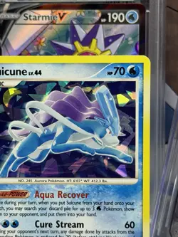 2007 Pokemon Diamond Pearl Secret Wonders Suicune Promos Holo Cracked Ice 19/132 - Image 4