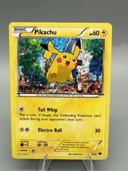 Pokemon TCG Pikachu Mcdonalds Promos 6/12 Confetti Holo Promo 2015 - Image 1