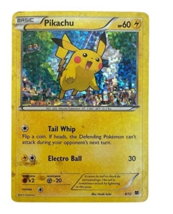 Pokemon TCG Pikachu Mcdonalds Promos 6/12 Confetti Holo Promo 2015 READ - Image 1