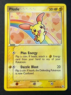 Plusle 69/101 EX Hidden Legends Pokemon Card - Image 1