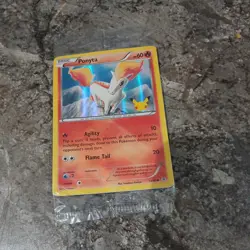 Pokemon Card Ponyta 14/83 Generations 20th Anniversary Holo Sealed promo card - Image 1