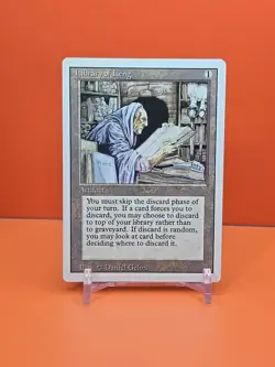 🟤🟤🟤 1994 Magic The Gathering LIBRARY OF LENG REVISED 3RD EDITION PLAYED 🟤🟤 - Image 1