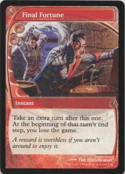Final Fortune (Future Sight) R Mystery Booster 2 190 - LP MTG - Image 1