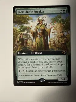 Formidable Speaker (Extended Art) Lorwyn Eclipsed Regular - Image 1