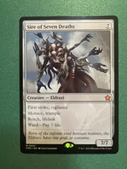 2024 - MTG - Sire of Seven Deaths - Foundations - Mythic - Eldrazi - - Image 1