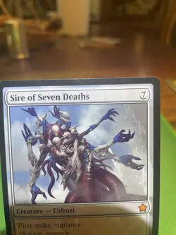 2024 - MTG - Sire of Seven Deaths - Foundations - Mythic - Eldrazi - - Image 4