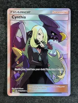 2019 Pokemon CYNTHIA #SV82/SV94 Hidden Fates Shiny Vault Holo English - Image 1