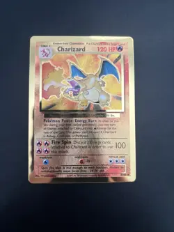 Gold Metal Charizard 4/102 - 25th Anniversary Celebrations - Pokemon Card - NM - Image 1