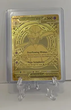 Pokemon TCG Mega Evolutions Mega Gardevoir EX 187/132 Gold Hyper Rare-Mint/NM - Image 4