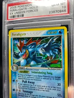 PSA 10 GEM MINT Feraligatr EX Unseen Forces Reverse Holo Pokemon Card 4/115 READ - Image 2