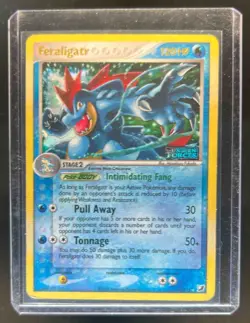 2005 Pokemon EX Unseen Forces Feraligatr Holo #4/115 - Image 1