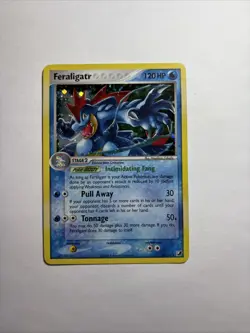 Pokemon TCG Feraligatr 4/115 unseen Forces Holo 2005 - Mint - Image 2