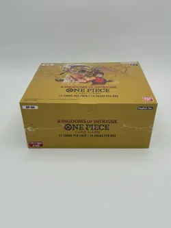 One Piece TCG - Kingdoms of Intrigue Booster Box (Op04) Sealed English - Image 2