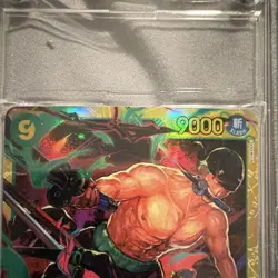 Bandai One Piece CCG Roronoa Zoro OP06-118 Foil 9000 Power Card - Image 2