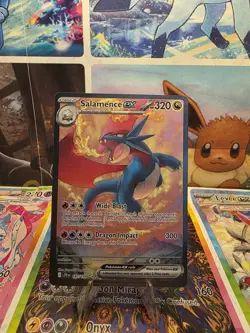 Pokemon TCG Journey Together Salamence EX #187/159 Special Illustration Rare - Image 1