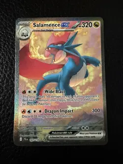 Pokemon TCG Salamence EX Journey Together Special Illustration Rare 187/159 NM - Image 1