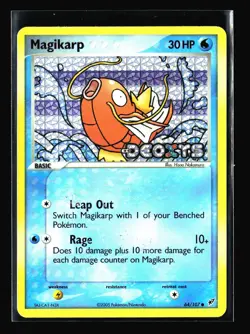 Magikarp Deoxys #64/107 Reverse Holo Common Pokemon Card R4-314 - Image 1