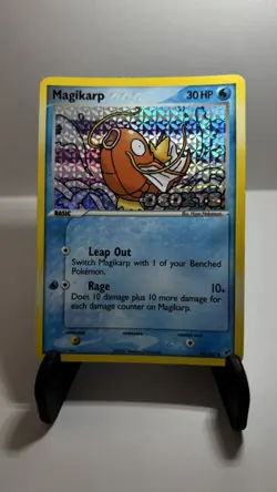 Pokemon TCG Magikarp Deoxys (EX) Set 64/107 with DEOXYS Stamp Reverse Holo LP - Image 1