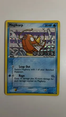 Pokemon TCG Magikarp Deoxys (EX) Set 64/107 with DEOXYS Stamp Reverse Holo LP - Image 5