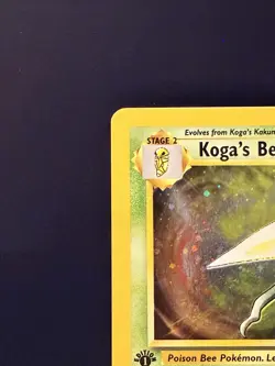 Pokemon Holo Rare Gym Challenge 1st Edition Koga’s Beedrill 9/132 - Image 2
