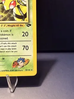 Pokemon Holo Rare Gym Challenge 1st Edition Koga’s Beedrill 9/132 - Image 4