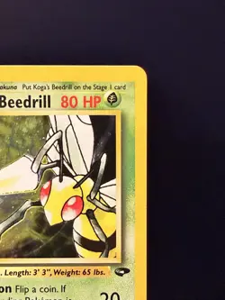Pokemon Holo Rare Gym Challenge 1st Edition Koga’s Beedrill 9/132 - Image 5