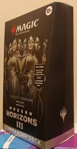 Magic The Gathering Tcg Tricky Terrain Modern Horizons 3 Commander Deck Sealed - Image 3