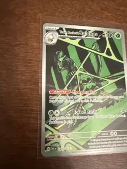 Pokemon TCG Team Rockets Spidops Card 187/182 Destined Rivals NM Condition - Image 3