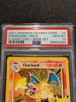 Charizard 4/102 Holo Pokemon Celebrations - PSA 10 Gem Mint - Image 1