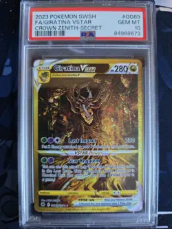 Crown Zenith Gold Vstar Galarian Gallery Set GG67 GG68 GG69 GG70 PSA 10 Set - Image 5