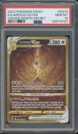 Crown Zenith Gold Vstar Galarian Gallery Set GG67 GG68 GG69 GG70 Gem Mint PSA 10 - Image 5