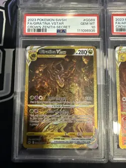 Crown Zenith Gold Vstar Galarian Gallery Set GG67 GG68 GG69 GG70 PSA 10 Set - Image 4