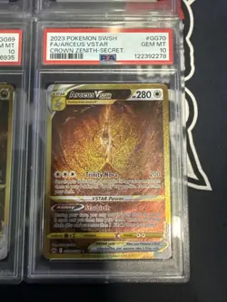 Crown Zenith Gold Vstar Galarian Gallery Set GG67 GG68 GG69 GG70 PSA 10 Set - Image 5