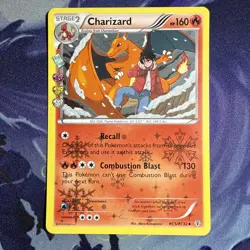 Pokemon Charizard RC5/RC32 Holo Rare Generations: Radiant Collection LP - Image 1