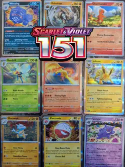 Scarlet & Violet 151 Pokemon Card Singles Holo, Reverse Holo, Uncommon, Common - Image 1