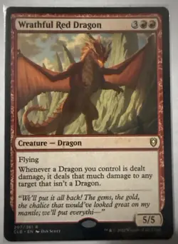 Wrathful Red Dragon Commander Legends: Battle for Baldur's Gate Regular - Image 1