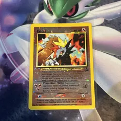 Entei 34 Reverse Holo Rare Black Star Promo Pokemon Card TCG - Image 1