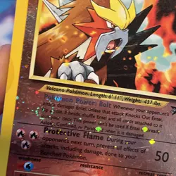 Entei 34 Reverse Holo Rare Black Star Promo Pokemon Card TCG - Image 2