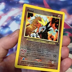 Entei 34 Reverse Holo Rare Black Star Promo Pokemon Card TCG - Image 4