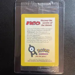 Pokemon Entei Reverse Holo Black Star Promo card #34 ( Sealed ) MINT/Nm WOTC tcg - Image 1