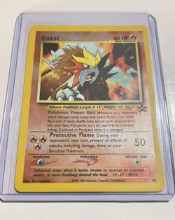 Pokemon Entei Reverse Holo Black Star Promo card #34 ( Sealed ) MINT/Nm WOTC tcg - Image 3