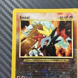 Entei 34 Reverse Holo Rare Black Star Promo Pokemon Card TCG MP - Image 2