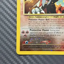 Entei 34 Reverse Holo Rare Black Star Promo Pokemon Card TCG MP - Image 4