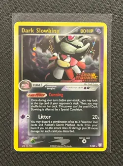 Dark Slowking 9/109 - Pokemon EX Team Rocket Returns Holo Rare - LP - Image 1