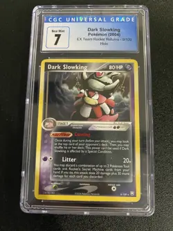 2004 Pokemon Dark Slowking 9/109 Team Rocket Returns Holo CGC 7 - Image 1